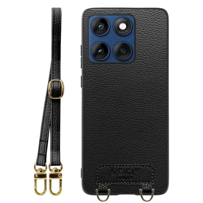 [ LOOF LUXURY-SHELL SHOULDER ] motorola edge 60 モトローラ XT2507-3 XT2507-6 ショルダーストラップ付き シンプルでスマート 本革 シェル型ケース ショルダー ストラップ スマホショルダー [ motorola edge 60 ]