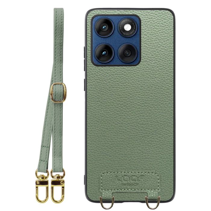 [ LOOF LUXURY-SHELL SHOULDER ] motorola edge 60 モトローラ XT2507-3 XT2507-6 ショルダーストラップ付き シンプルでスマート 本革 シェル型ケース ショルダー ストラップ スマホショルダー [ motorola edge 60 ]