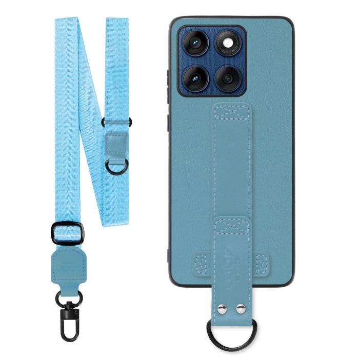 [ LOOF STRAP-SHELL (ロング+ Ver.) ] motorola edge 60 モトローラ XT2507-3 XT2507-6 スマホケース 背面 ケース カバー ハードケース ショルダーベルト  本革 [ motorola edge 60 ]