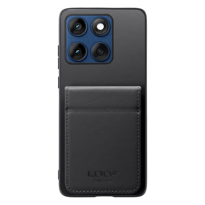 [ LOOF BASIC-SHELL SLIM CARD 2カード ] motorola edge 60 モトローラ XT2507-3 XT2507-6 ケース 背面 カード収納 カード入れ カードポケット カバー スマホケース 薄型 大容量 本革 [ motorola edge 60 ]