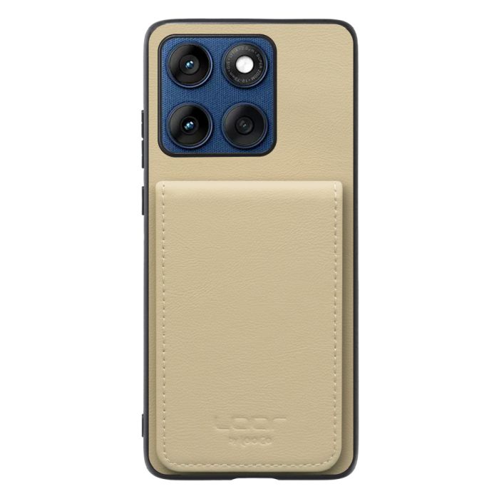 [ LOOF BASIC-SHELL SLIM CARD 4カード ] motorola edge 60 モトローラ XT2507-3 XT2507-6 ケース 背面 カード収納 カード入れ カードポケット カバー スマホケース 薄型 大容量 本革 [ motorola edge 60 ]