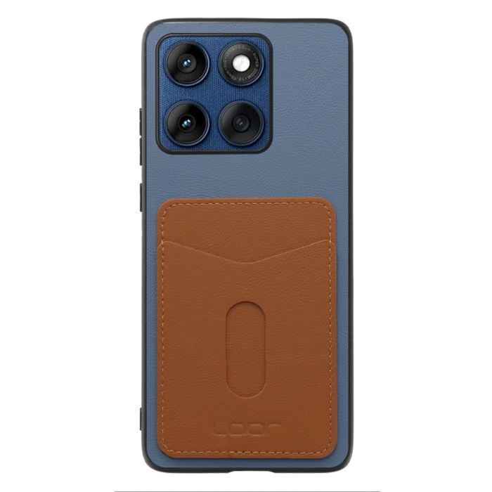 [ LOOF PASS-SHELL (LEATHER Ver.) スライド ] motorola edge 60 モトローラ XT2507-3 XT2507-6 スマホケース 背面 ケース カバー ハードケース カード収納 カードホルダー ストラップホール [ motorola edge 60 ]