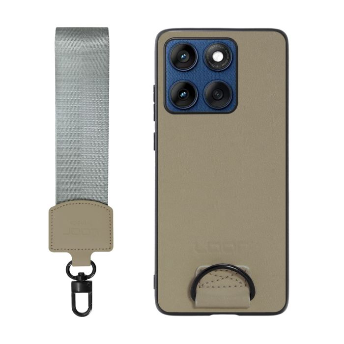 [ LOOF STRAP-SHELL (ショートVer.) ] motorola edge 60 モトローラ XT2507-3 XT2507-6 スマホケース 背面 ケース カバー ハードケース ハンドストラップ  本革 [ motorola edge 60 ]