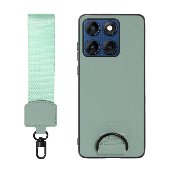 [ LOOF STRAP-SHELL (ショートVer.) ] motorola edge 60 モトローラ XT2507-3 XT2507-6 スマホケース 背面 ケース カバー ハードケース ハンドストラップ  本革 [ motorola edge 60 ]