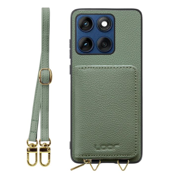 [ LOOF LUXURY-SHELL POUCH ] motorola edge 60 モトローラ XT2507-3 XT2507-6 ケース ショルダー スマホショルダー 背面 収納 ポーチ付き カバー スマホケース ストラップ 本革 [ motorola edge 60 ]