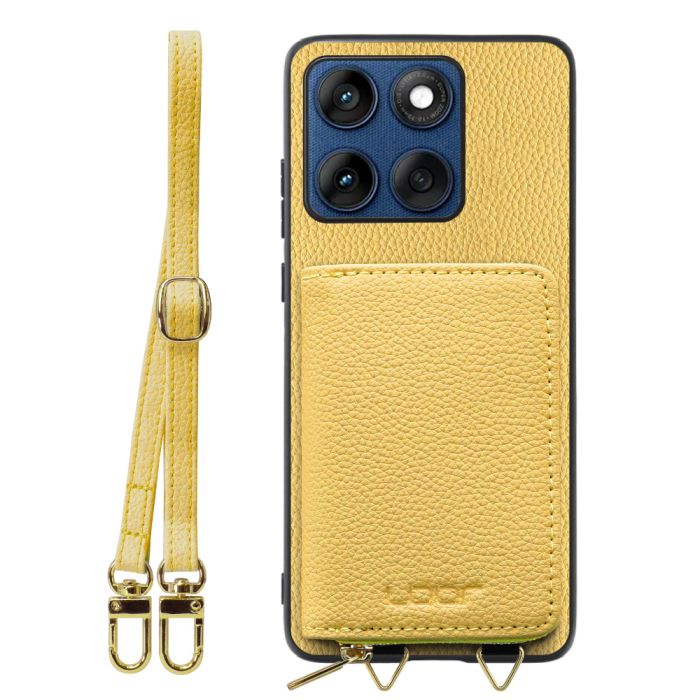 [ LOOF LUXURY-SHELL POUCH ] motorola edge 60 モトローラ XT2507-3 XT2507-6 ケース ショルダー スマホショルダー 背面 収納 ポーチ付き カバー スマホケース ストラップ 本革 [ motorola edge 60 ]