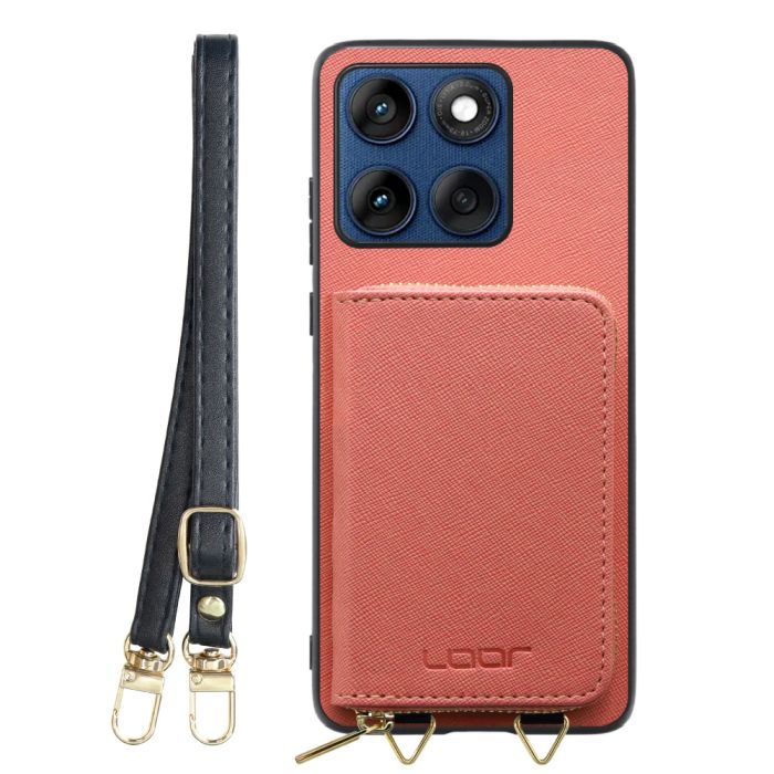 [ LOOF CASUAL-SHELL POUCH ] motorola edge 60 モトローラ XT2507-3 XT2507-6 ケース ショルダー スマホショルダー 背面 収納 ポーチ付き カバー スマホケース ストラップ レザー [ motorola edge 60 ]