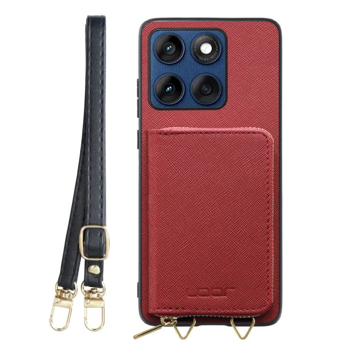 [ LOOF CASUAL-SHELL POUCH ] motorola edge 60 モトローラ XT2507-3 XT2507-6 ケース ショルダー スマホショルダー 背面 収納 ポーチ付き カバー スマホケース ストラップ レザー [ motorola edge 60 ]