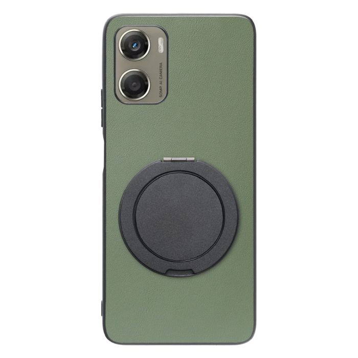 [ LOOF RING-SHELL (シンプル Ver.) ] moto g06 モトローラ XT2535-6 スマホケース 背面 ケース カバー ハードケース スマホリング リング付き 本革 ストラップホール [ moto g06 ]