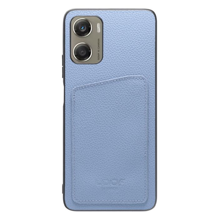 [ LOOF INVISIBLE CARD CASE-SHELL ] moto g06 モトローラ XT2535-6 スマホケース 背面 ケース カバー 本革 見えない収納 カード 見えない 落ちない マグネット [ moto g06 ]