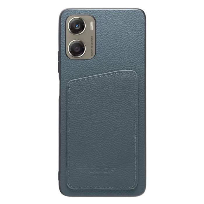 [ LOOF INVISIBLE CARD CASE-SHELL ] moto g06 モトローラ XT2535-6 スマホケース 背面 ケース カバー 本革 見えない収納 カード 見えない 落ちない マグネット [ moto g06 ]