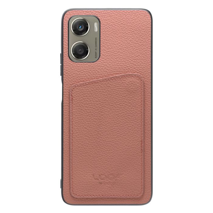 [ LOOF INVISIBLE CARD CASE-SHELL ] moto g06 モトローラ XT2535-6 スマホケース 背面 ケース カバー 本革 見えない収納 カード 見えない 落ちない マグネット [ moto g06 ]