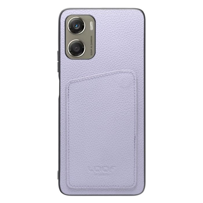 [ LOOF INVISIBLE CARD CASE-SHELL ] moto g06 モトローラ XT2535-6 スマホケース 背面 ケース カバー 本革 見えない収納 カード 見えない 落ちない マグネット [ moto g06 ]