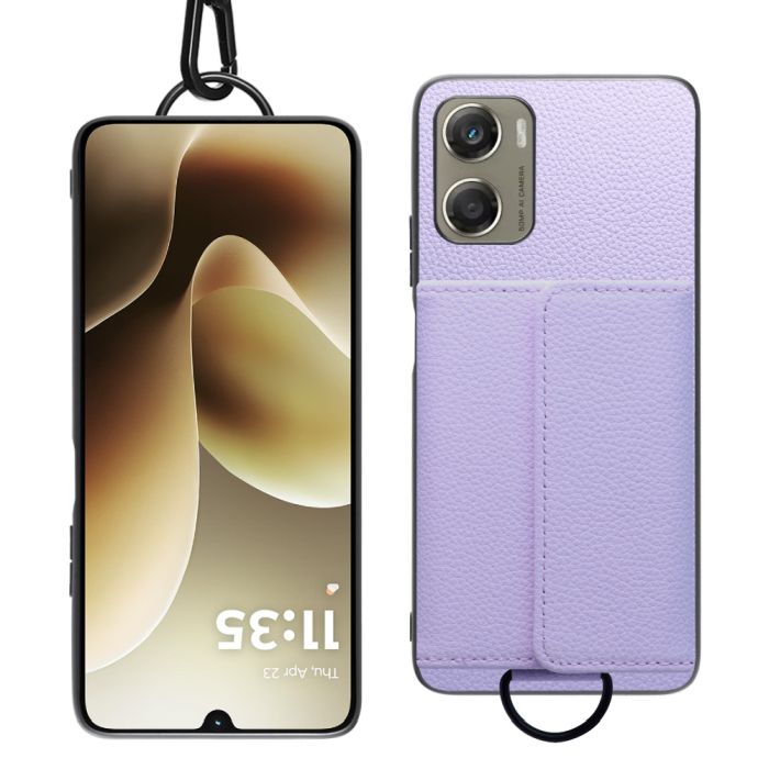 [ LOOF WALLET-SHELL ] moto g06 モトローラ XT2535-6  ケース カバー スマホケース ショルダー スマホショルダー 本革 背面収納 財布 カード入れ [ moto g06 ]