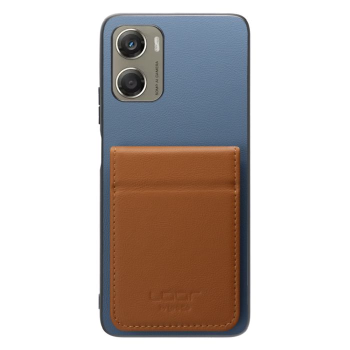 [ LOOF BASIC-SHELL SLIM CARD 2カード ] moto g06 モトローラ XT2535-6 ケース 背面 カード収納 カード入れ カードポケット カバー スマホケース 薄型 大容量 本革 [ moto g06 ]