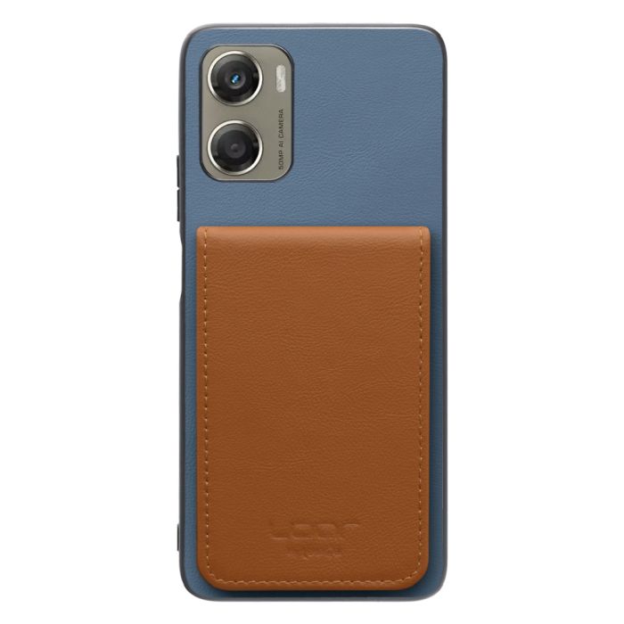 [ LOOF BASIC-SHELL SLIM CARD 4カード ] moto g06 モトローラ XT2535-6 ケース 背面 カード収納 カード入れ カードポケット カバー スマホケース 薄型 大容量 本革 [ moto g06 ]