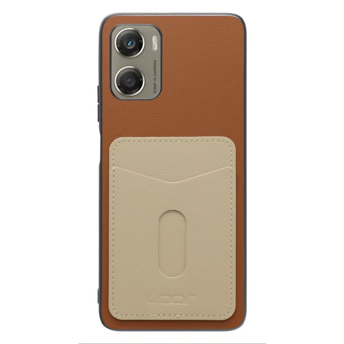 [ LOOF PASS-SHELL (LEATHER Ver.) スライド ] moto g06 モトローラ XT2535-6 スマホケース 背面 ケース カバー ハードケース カード収納 カードホルダー ストラップホール [ moto g06 ]