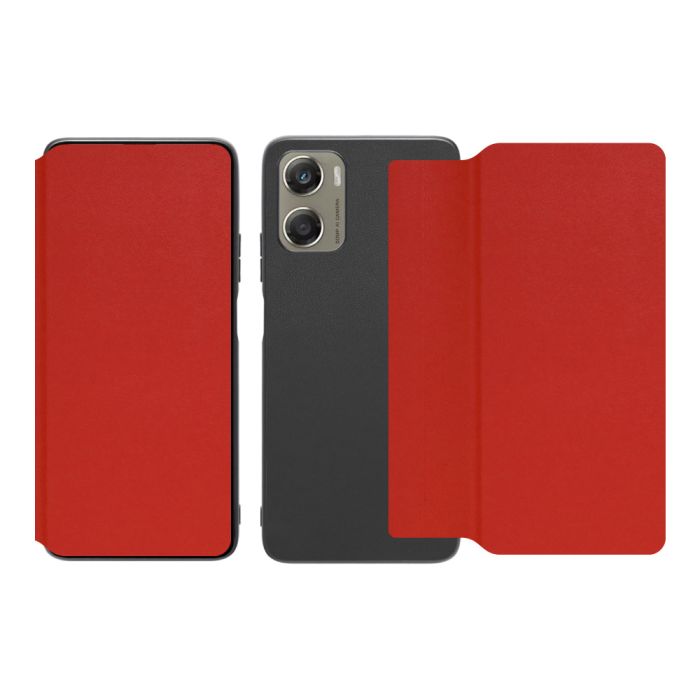 [ LOOF SLIM-FIT ] moto g06 モトローラ XT2535-6 スマホケース 背面 ケース カバー 手帳型 ハードケース カード収納 ポケットあり/なし マグネットなし ストラップホール [ moto g06 ]