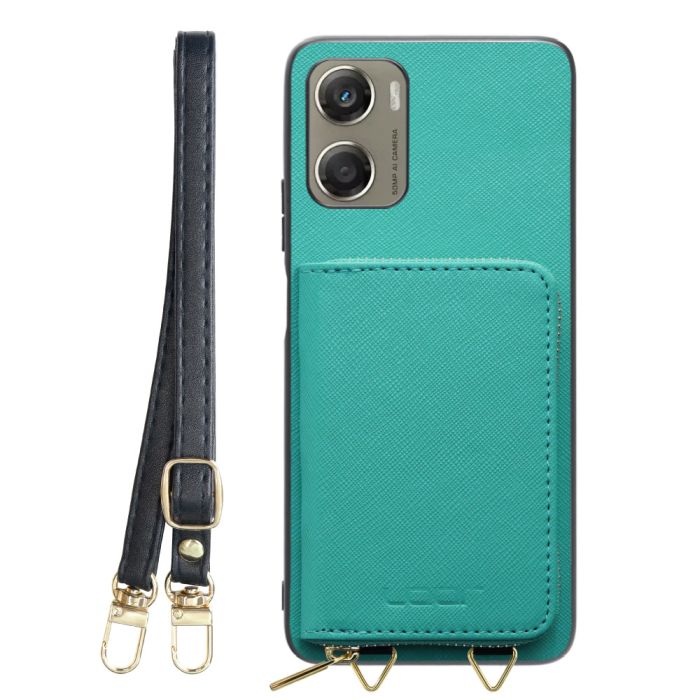 [ LOOF CASUAL-SHELL POUCH ] moto g06 モトローラ XT2535-6 ケース ショルダー スマホショルダー 背面 収納 ポーチ付き カバー スマホケース ストラップ レザー [ moto g06 ]