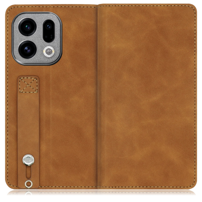 [ LOOF HOLD-LITE ] OPPO Find X9 OPG07 CPH2797 スマホケース ケース カバー 手帳型ケース 背面ベルト カード収納 ベルトなし マグネットなし [ OPPO Find X9 ]