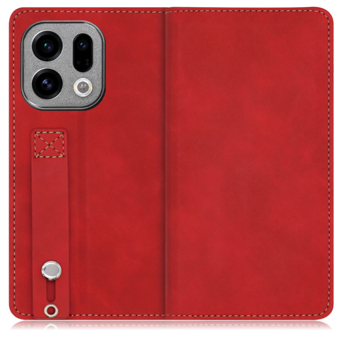 [ LOOF HOLD-LITE ] OPPO Find X9 OPG07 CPH2797 スマホケース ケース カバー 手帳型ケース 背面ベルト カード収納 ベルトなし マグネットなし [ OPPO Find X9 ]