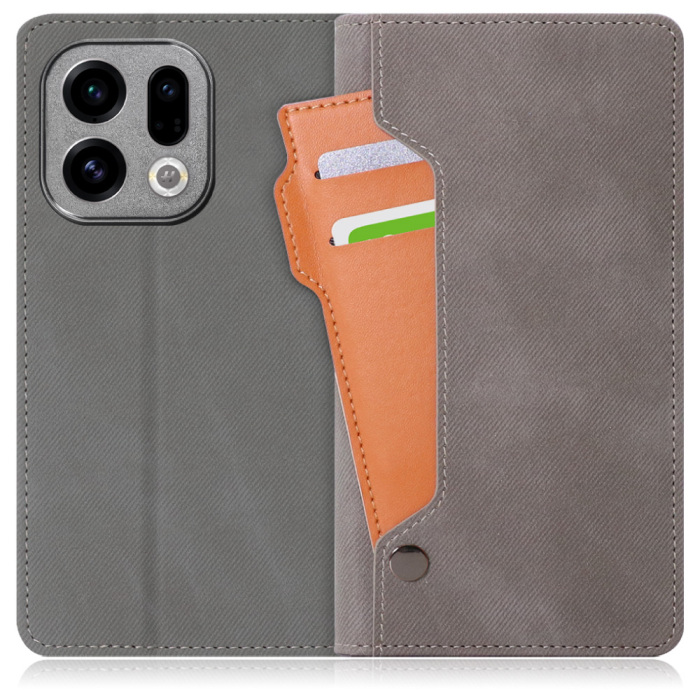 [ LOOF STORAGE ] OPPO Find X9 OPG07 CPH2797 スマホケース ケース カバー 手帳型ケース カード収納 マグネットなし ベルトなし [ OPPO Find X9 ]