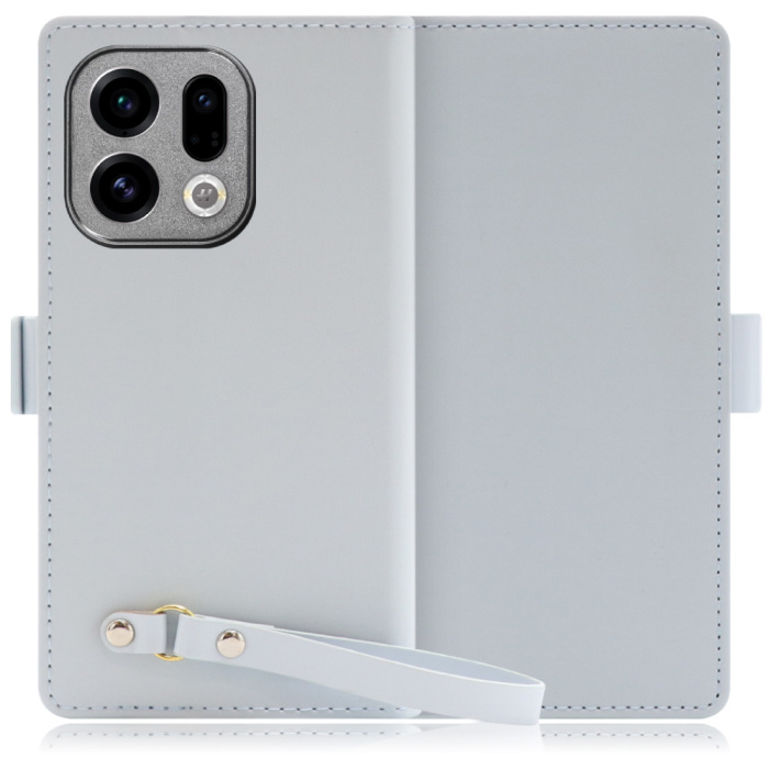 [ LOOF MACARON ] OPPO Find X9 OPG07 CPH2797 スマホケース ケース カバー 手帳型ケース カード収納 ストラップ ベルト付き マグネット付き 本革 [ OPPO Find X9 ]