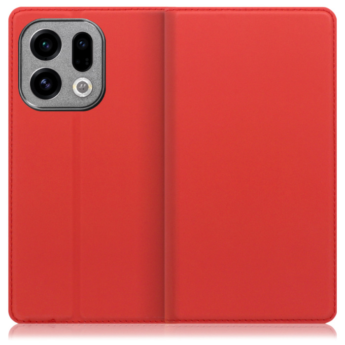 [ LOOF SKIN SLIM ] OPPO Find X9 OPG07 CPH2797 スマホケース ケース カバー 手帳型ケース カード収納 マグネット付き ベルトなし [ OPPO Find X9 ]