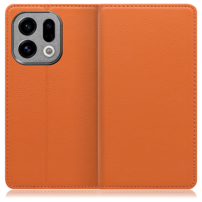 [ LOOF PASTEL ] OPPO Find X9 OPG07 CPH2797 スマホケース ケース カバー 手帳型ケース カード収納 マグネット付き 本革 ベルトなし [ OPPO Find X9 ]