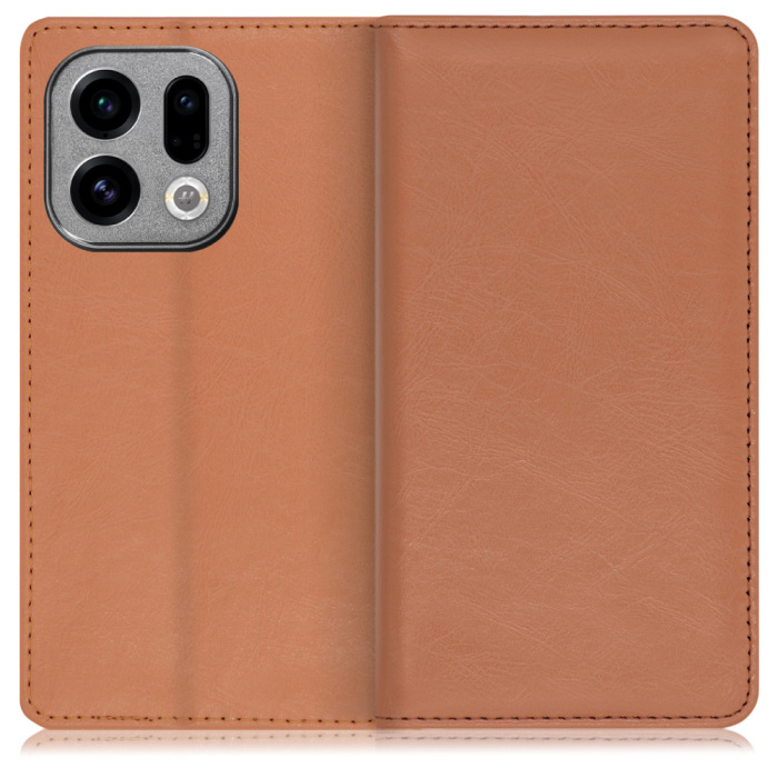 [ LOOF ROYALE ] OPPO Find X9 OPG07 CPH2797 スマホケース ケース カバー 手帳型ケース カード収納 マグネット付き 本革 ベルトなし [ OPPO Find X9 ]