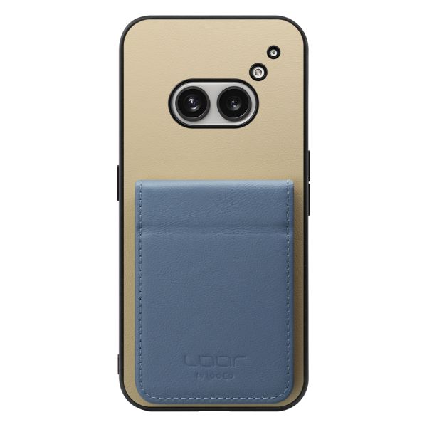 [ LOOF BASIC-SHELL SLIM CARD 2カード ] Nothing Phone (2a)  ケース 背面 カード収納 カード入れ カードポケット カバー スマホケース 薄型 大容量 本革 [ Nothing Phone (2a) ]