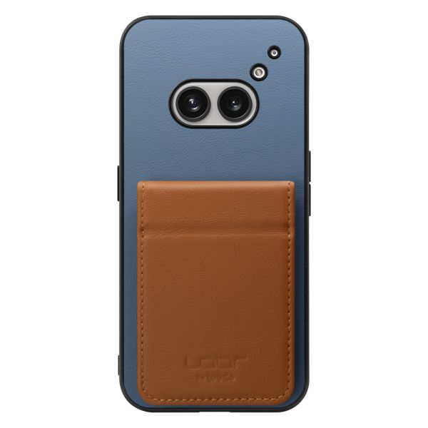 [ LOOF BASIC-SHELL SLIM CARD 2カード ] Nothing Phone (2a)  ケース 背面 カード収納 カード入れ カードポケット カバー スマホケース 薄型 大容量 本革 [ Nothing Phone (2a) ]
