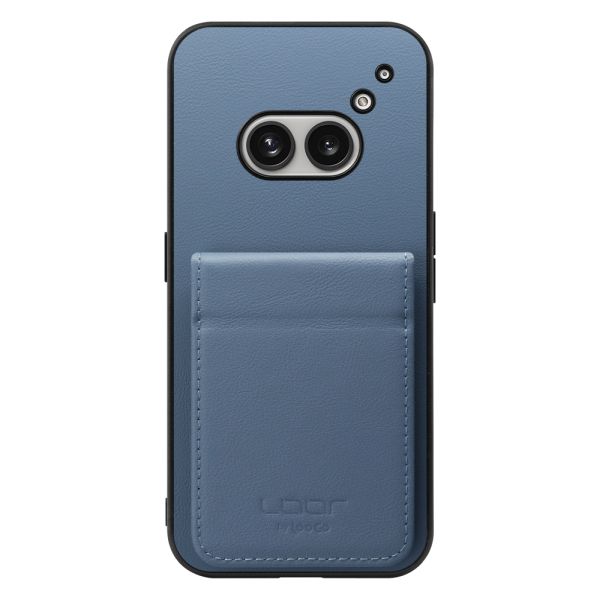 [ LOOF BASIC-SHELL SLIM CARD 2カード ] Nothing Phone (2a)  ケース 背面 カード収納 カード入れ カードポケット カバー スマホケース 薄型 大容量 本革 [ Nothing Phone (2a) ]