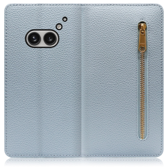 [ LOOF POCKET ] Nothing Phone (2a)  スマホケース ケース カバー 手帳型ケース カード収納 本革 マグネットなし ベルトなし ポケット ファスナー [ Nothing Phone (2a) ]