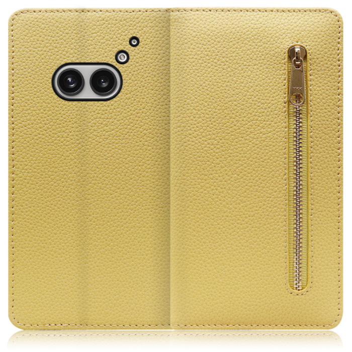 [ LOOF POCKET ] Nothing Phone (2a)  スマホケース ケース カバー 手帳型ケース カード収納 本革 マグネットなし ベルトなし ポケット ファスナー [ Nothing Phone (2a) ]