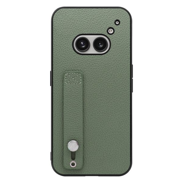 [ LOOF HOLD-SHELL ] Nothing Phone (2a)  スマホケース 背面 ケース カバー ハードケース 背面ベルト 本革 ストラップホール [ Nothing Phone (2a) ]