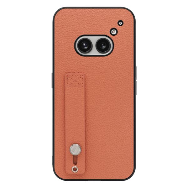 [ LOOF HOLD-SHELL ] Nothing Phone (2a)  スマホケース 背面 ケース カバー ハードケース 背面ベルト 本革 ストラップホール [ Nothing Phone (2a) ]