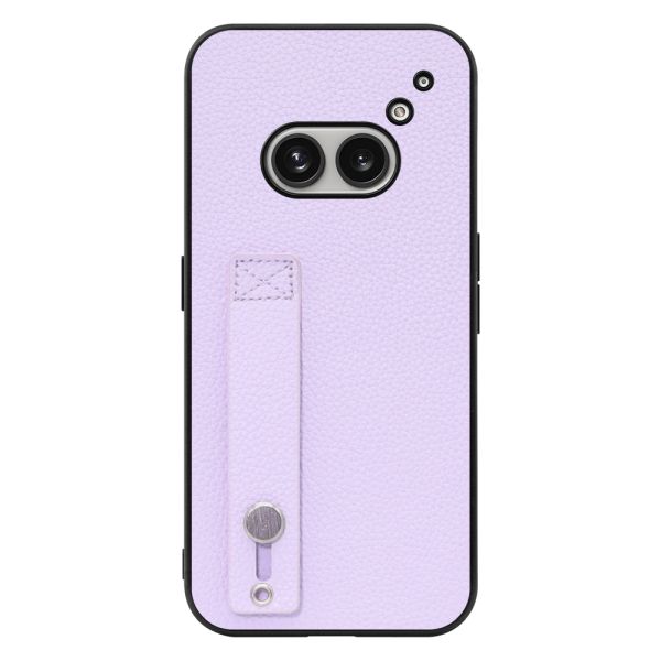 [ LOOF HOLD-SHELL ] Nothing Phone (2a)  スマホケース 背面 ケース カバー ハードケース 背面ベルト 本革 ストラップホール [ Nothing Phone (2a) ]