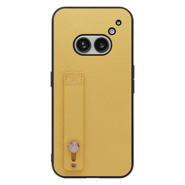 [ LOOF HOLD-SHELL ] Nothing Phone (2a)  スマホケース 背面 ケース カバー ハードケース 背面ベルト 本革 ストラップホール [ Nothing Phone (2a) ]