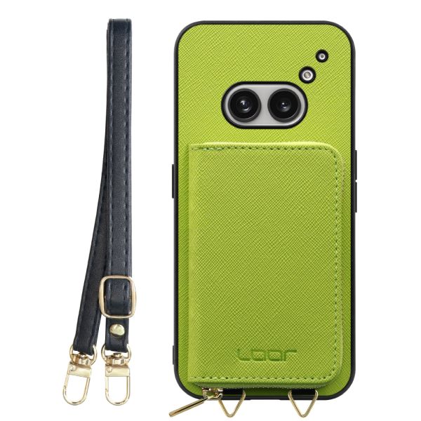 [ LOOF CASUAL-SHELL POUCH ] Nothing Phone (2a)  ケース ショルダー スマホショルダー 背面 収納 ポーチ付き カバー スマホケース ストラップ レザー [ Nothing Phone (2a) ]