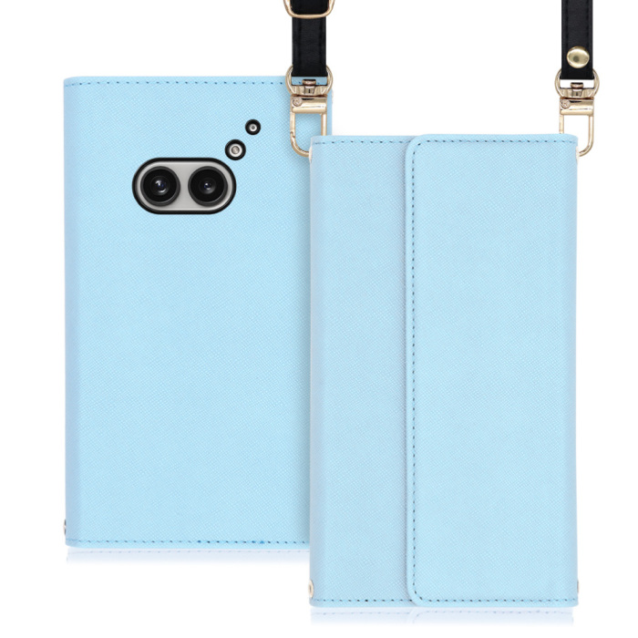 [ LOOF STRAP ] Nothing Phone (2a)  スマホケース ケース カバー ショルダー スマホショルダー ストラップ 肩掛け 首掛け 手帳型ケース カード収納 マグネット付き [ Nothing Phone (2a) ]