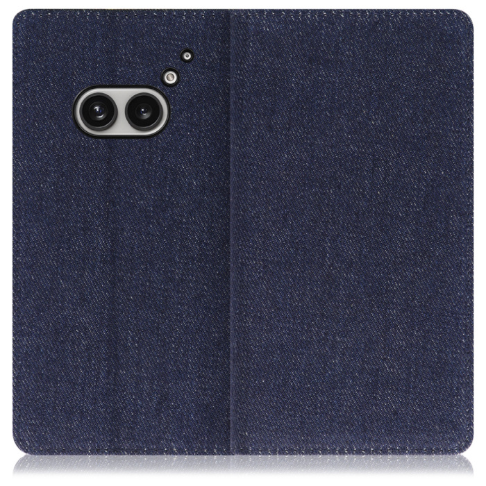 [ LOOF DENIM ] Nothing Phone (2a)  スマホケース ケース カバー 手帳型ケース カード収納 マグネット付き デニム ベルトなし [ Nothing Phone (2a) ]
