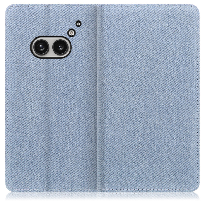 [ LOOF DENIM ] Nothing Phone (2a)  スマホケース ケース カバー 手帳型ケース カード収納 マグネット付き デニム ベルトなし [ Nothing Phone (2a) ]