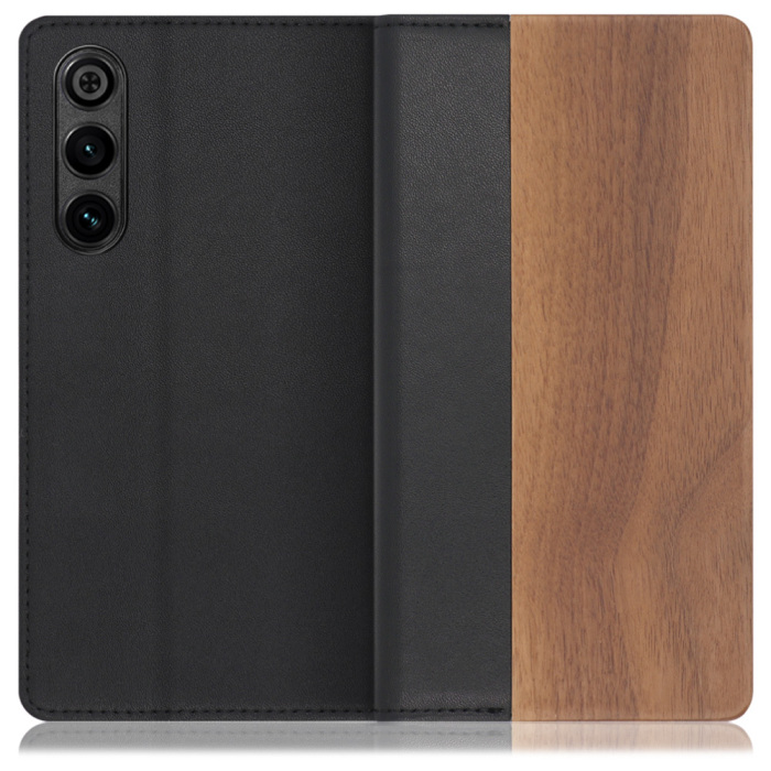 [ LOOF NATURE ] REDMAGIC 10 Air nubia スマホケース ケース カバー 手帳型ケース カード収納 マグネット付き 天然木 本革 ベルトなし [ REDMAGIC 10 Air ]