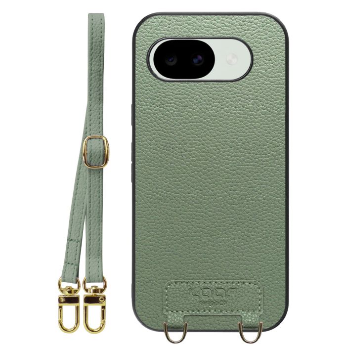 [ LOOF LUXURY-SHELL SHOULDER ] Google Pixel 10a グーグル ピクセル ショルダーストラップ付き シンプルでスマート 本革 シェル型ケース ショルダー ストラップ スマホショルダー [ Google Pixel 10a ]