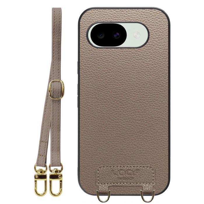 [ LOOF LUXURY-SHELL SHOULDER ] Google Pixel 10a グーグル ピクセル ショルダーストラップ付き シンプルでスマート 本革 シェル型ケース ショルダー ストラップ スマホショルダー [ Google Pixel 10a ]