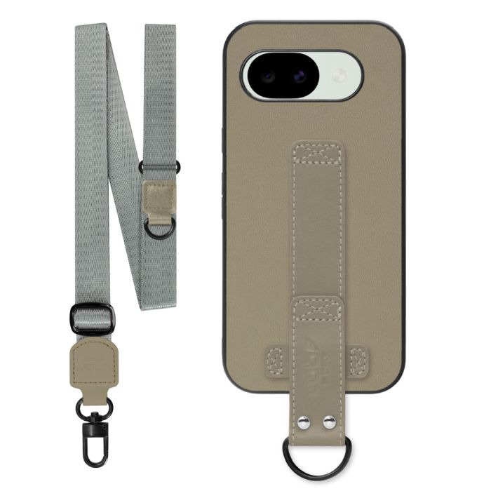 [ LOOF STRAP-SHELL (ロング+ Ver.) ] Google Pixel 10a グーグル ピクセル スマホケース 背面 ケース カバー ハードケース ショルダーベルト  本革 [ Google Pixel 10a ]