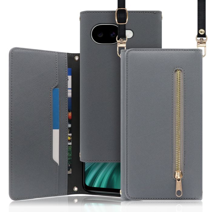 [ LOOF SHOULDER ] Google Pixel 10a グーグル ピクセル スマホケース ケース カバー ショルダー スマホショルダー ストラップ 肩掛け 首掛け 手帳型ケース カード収納 マグネット付き ベルトなし [ Google Pixel 10a ]