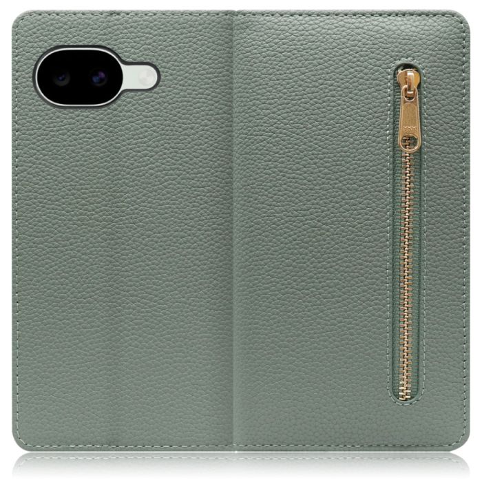 [ LOOF POCKET ] Google Pixel 10a グーグル ピクセル スマホケース ケース カバー 手帳型ケース カード収納 本革 マグネットなし ベルトなし ポケット ファスナー [ Google Pixel 10a ]