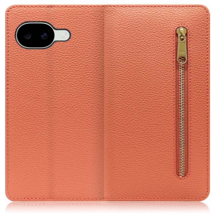 [ LOOF POCKET ] Google Pixel 10a グーグル ピクセル スマホケース ケース カバー 手帳型ケース カード収納 本革 マグネットなし ベルトなし ポケット ファスナー [ Google Pixel 10a ]